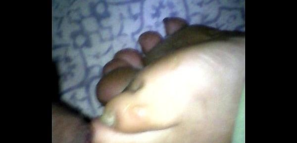  paja con los pies de mi mujer dormida 24